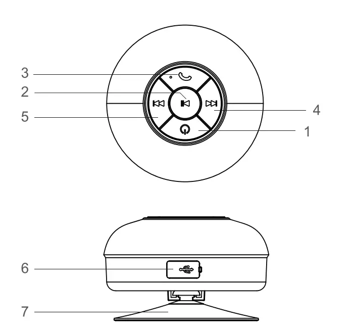 MINISO-K-346-IPX4-Waterproof-Speaker-with-Suction-Cup-1