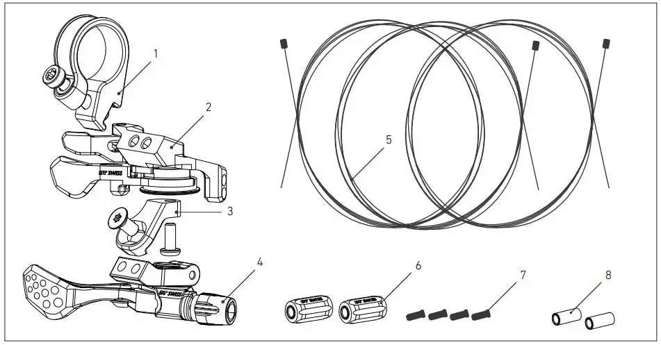 DT SWISS L2 L3 Remote Lever - L3 REMOTE LEVER