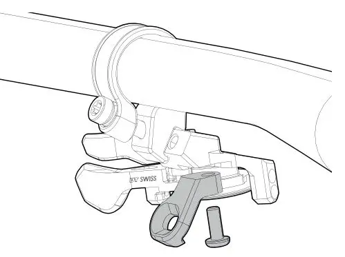 DT SWISS L2 L3 Remote Lever - Tighten the fixing screw with a torque of max. 2.5 Nm