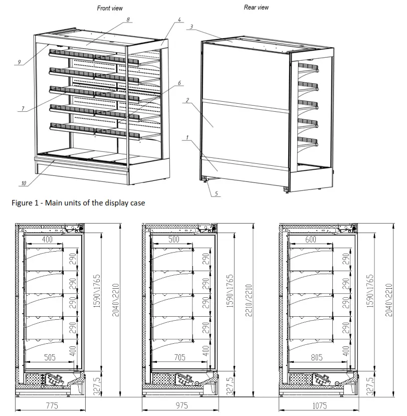 Combisteel 7469 0100 Wall Mounted Unit Max - FIG