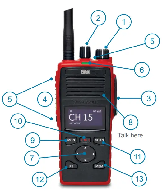 ENTEL DTEx MED Fire Fighter Series - VHF MODEL