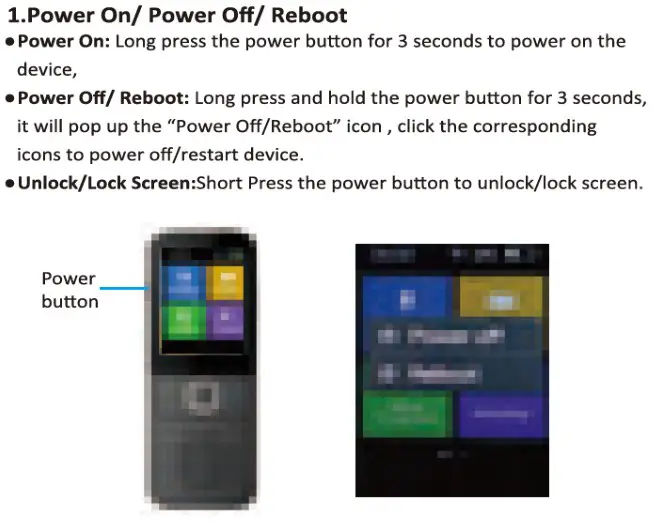 INTELVOICE T10 AI Language Translator Device - Operation Guide 1