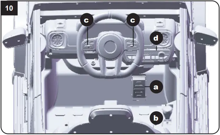 JAMARA 460640 Ride On Mercedes AMG G63 Vehicle 10