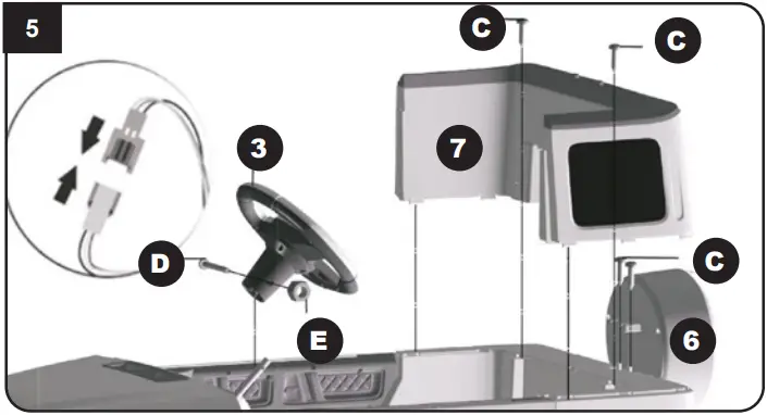JAMARA 460640 Ride On Mercedes AMG G63 Vehicle 5