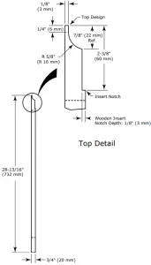 Handleless Integrated Frame Dimensions 2