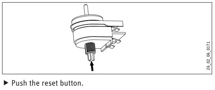 Stiebel Eltron SHU 5 SLi comfort SMALL WATER HEATER Installation Guide - Activating the high limit safety cut-out