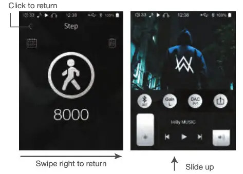 HIDIZS AP80 PRO X Digital Audio Player - Operation
