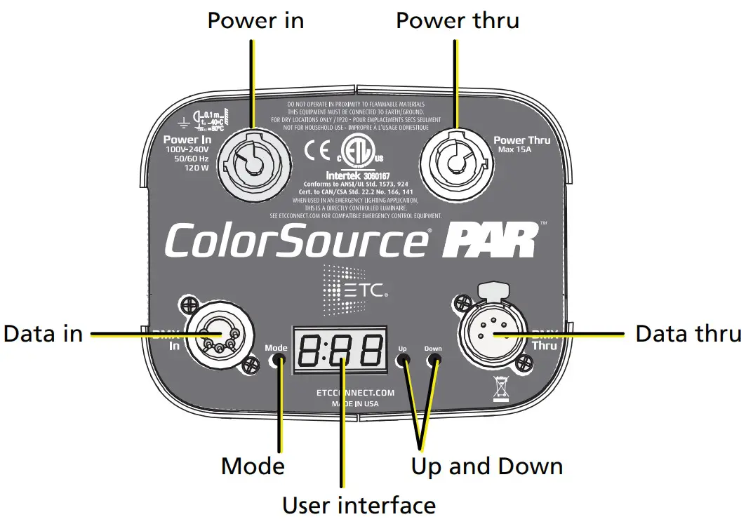 CSPARPRL ETC ColorSource PAR Pearl LED Spotlight - fig 5