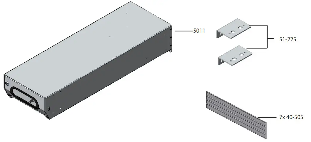 RANGER DESIGN 5011 Partslider Organizer - PHASE 1 ASSEMBLY
