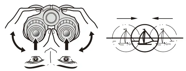 Nikon Monarch M5 8x42 Binoculars - Adjusting interpupillary distance