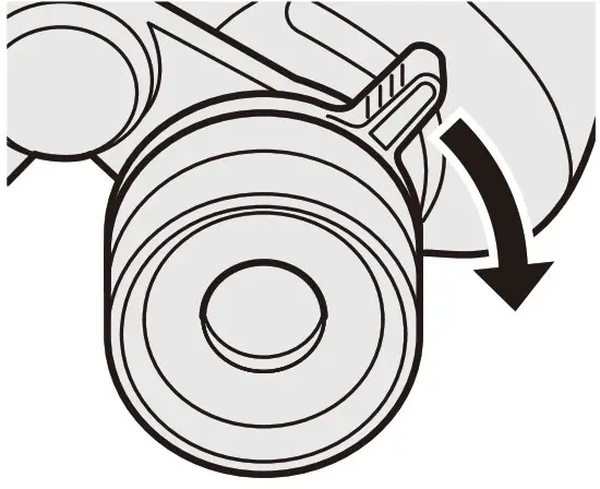 Nikon Monarch M5 8x42 Binoculars - Diopter adjustment 4