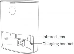 Clean the infrared lens and charging contacts