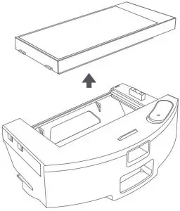 Disassemble the filter