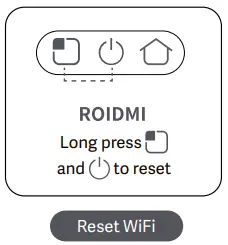 ROIDMI Reset Wifi
