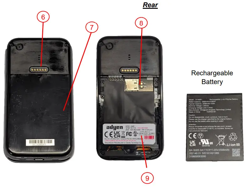 CASTLES TECHNOLOGY AMS1 POS Terminal - Hardware setup 3