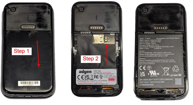 CASTLES TECHNOLOGY AMS1 POS Terminal - Hardware setup 5