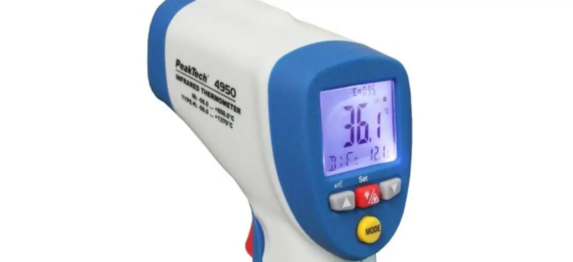 Peaktech 4950 Infrared Thermometer With K Type Input User Manual Peaktech 4950 Infrared Thermometer With K Type Input User Manual