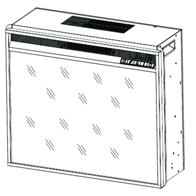 Southern ENTERPRISES HD053240 48 in Smart Electric Fireplace in White and Black - cover 2