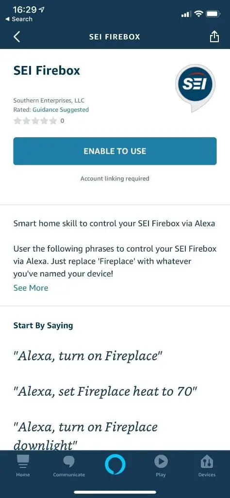 Southern ENTERPRISES HD053240 48 in Smart Electric Fireplace in White and Black - fireplace WiFi 12