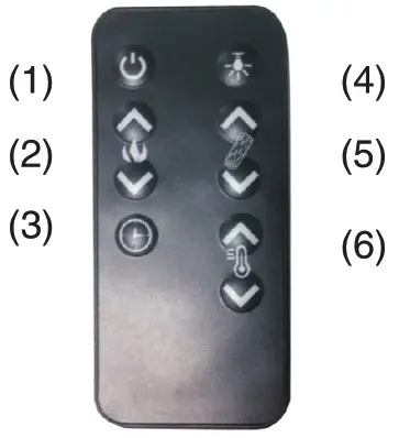 Southern ENTERPRISES HD053240 48 in Smart Electric Fireplace in White and Black - remote