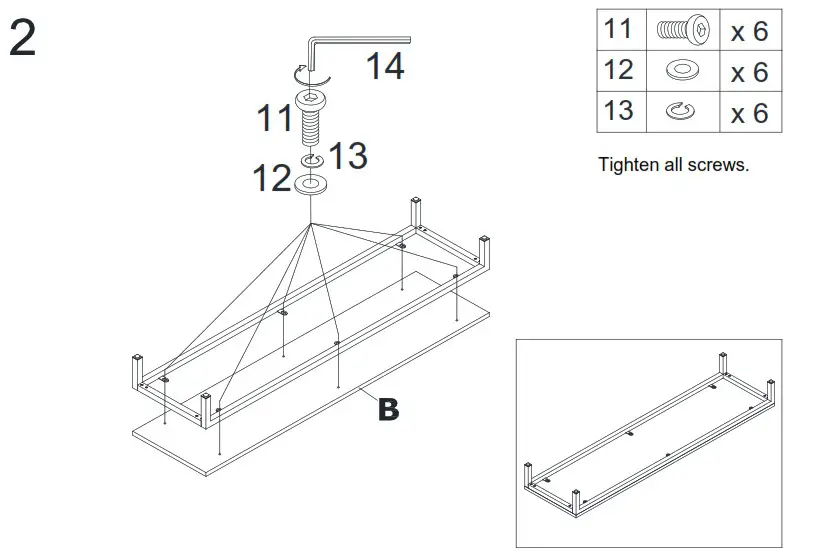Southern ENTERPRISES HD054384 58 in Smart Electric Fireplace - Assembly 10