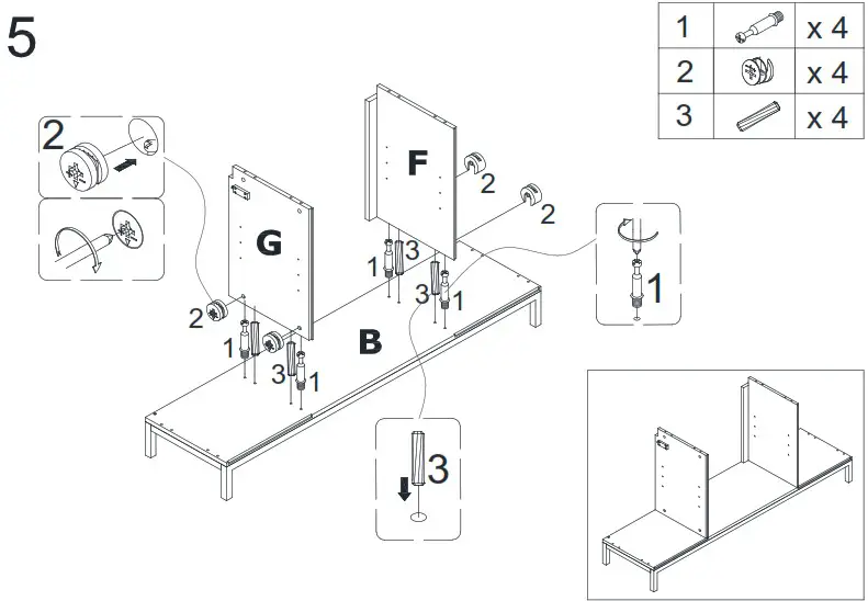Southern ENTERPRISES HD054384 58 in Smart Electric Fireplace - Assembly 13
