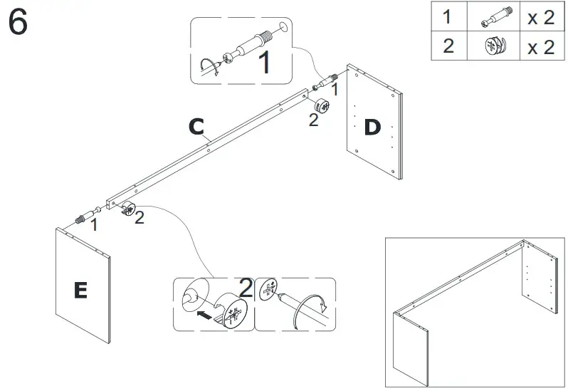 Southern ENTERPRISES HD054384 58 in Smart Electric Fireplace - Assembly 14