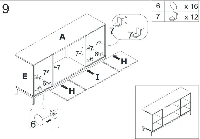 Southern ENTERPRISES HD054384 58 in Smart Electric Fireplace - Assembly 17