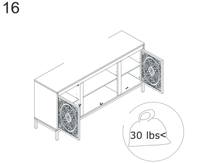 Southern ENTERPRISES HD054384 58 in Smart Electric Fireplace - Assembly 24