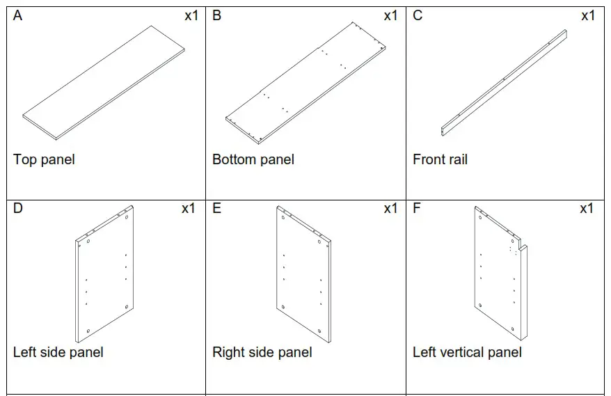 Southern ENTERPRISES HD054384 58 in Smart Electric Fireplace - Assembly 4