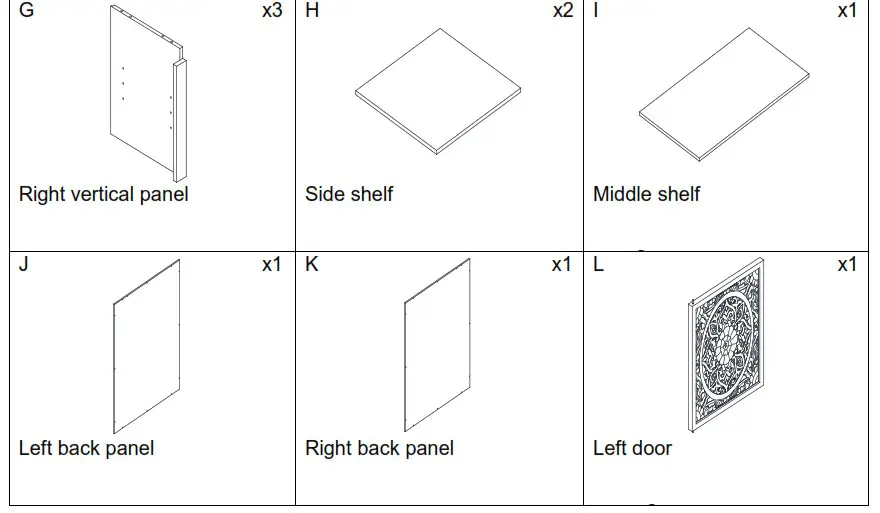Southern ENTERPRISES HD054384 58 in Smart Electric Fireplace - Assembly 5