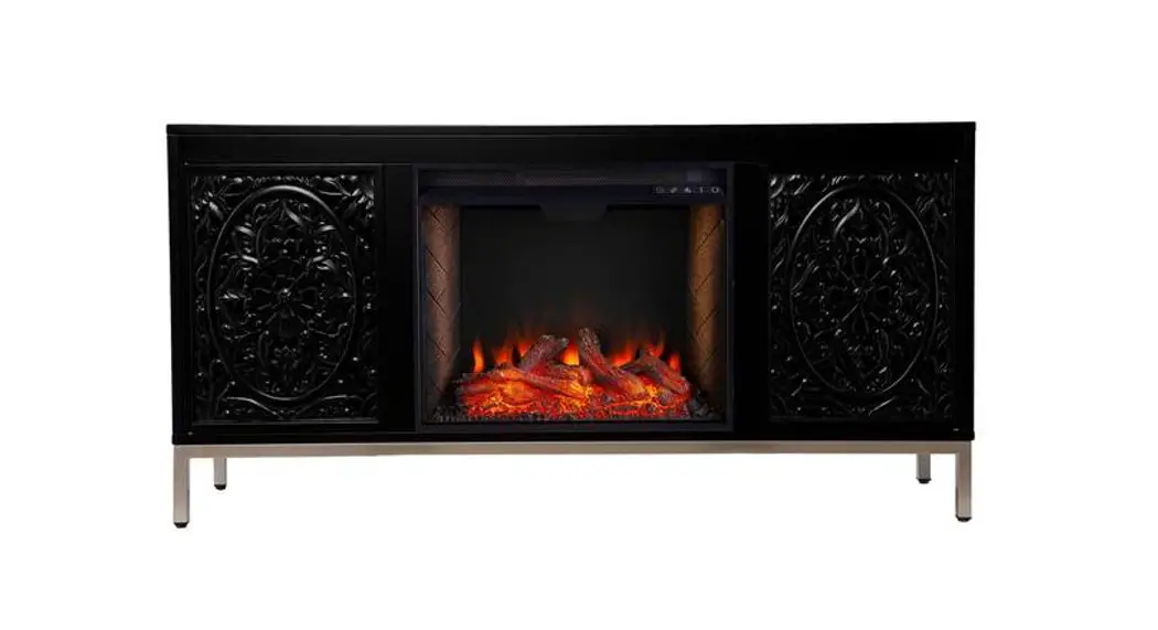 Southern Enterprises Hd054384 58 In. Smart Electric Fireplace In Black And Champagne Instruction Manual