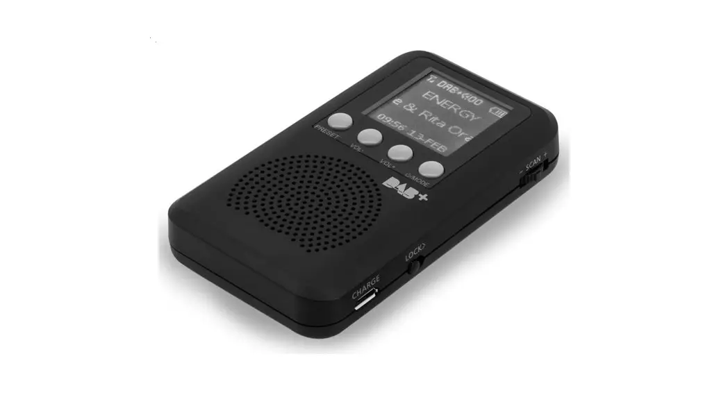 Soundmaster Dab170sw Pocket Radio Fm Usb Rechargeable User Guide