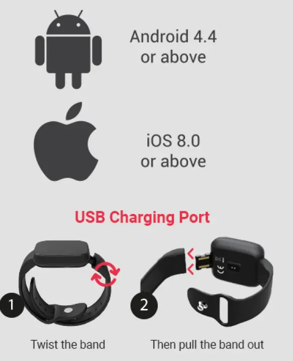 v-fitness VF-SMTW21 Momentum Activity Tracker VF-WATCH 1