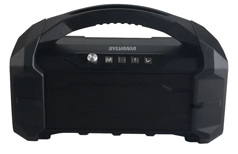 SYLVANIA SP1051 BLACK Bluetooth Speaker FM Radio