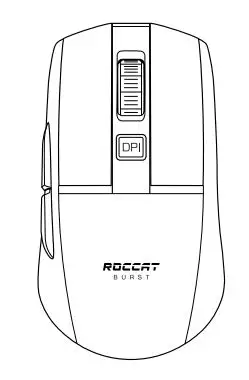 ROCCAT ROC-11-430 Burst Pro Air Right-hand RF Wireless Bluetooth Mouse - overview