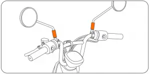 Installation of the Rear-view Mirrors