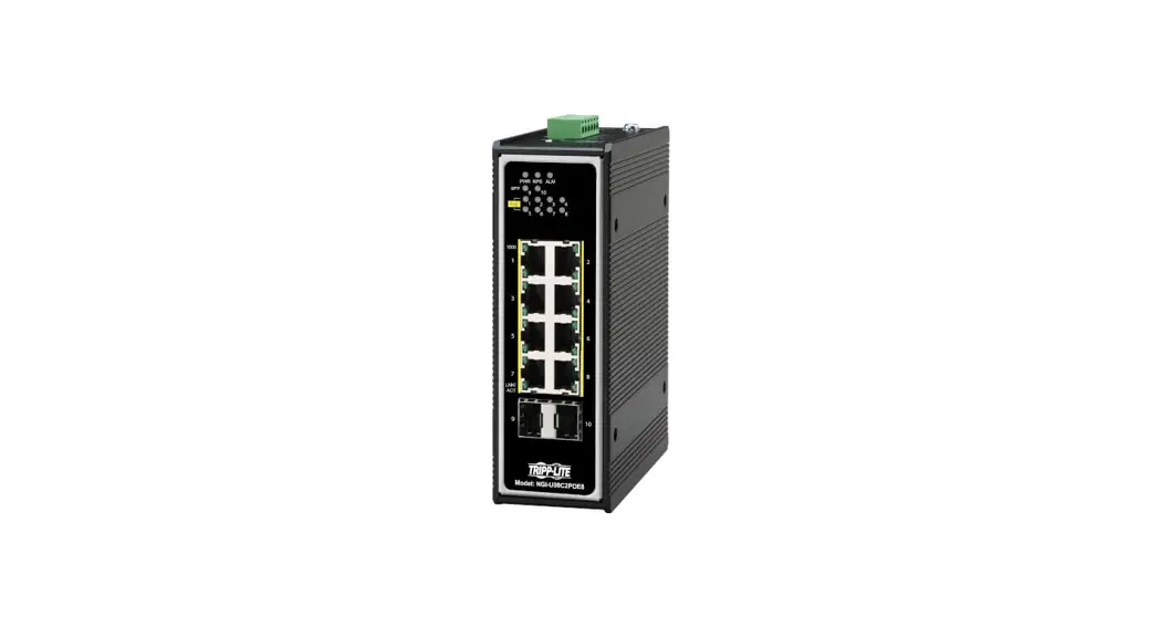 Tripp-lite Ngi-u08c2 8-port Unmanaged Plus Industrial Gigabit 10 100 1000 Base-t Ethernet Switch Owner's Manual