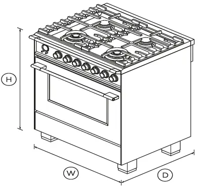 FISHER PAYKEL-OR30SCG6B1-30-Inch-Dual-Fuel-Range-4-Burners-FIG-1