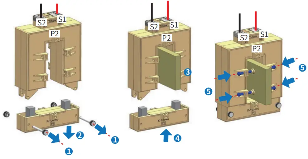 GOODWE GM3000C Electric Meter - Cable Connections 2