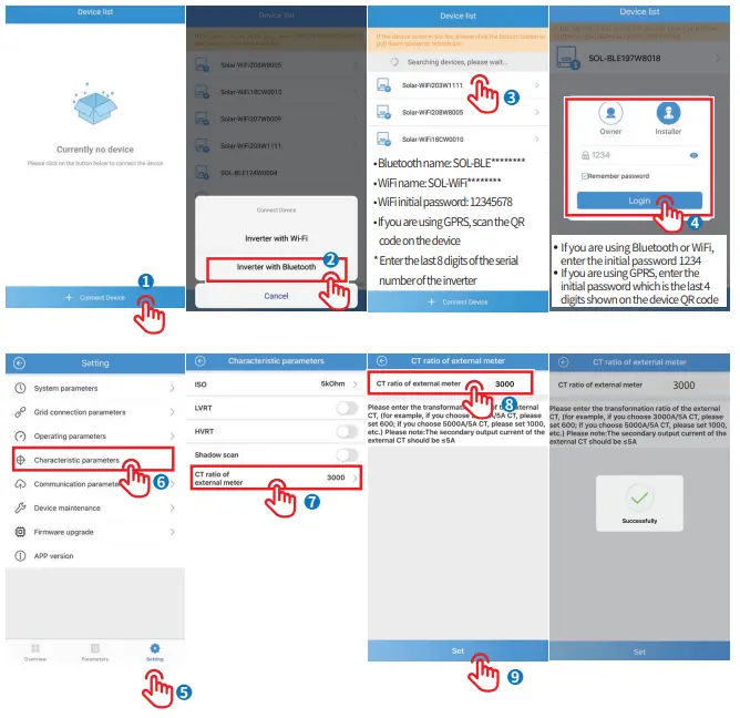 GOODWE GM3000C Electric Meter - Cable Connections 3