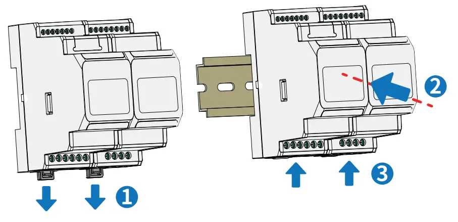 GOODWE GM3000C Electric Meter - Dimensions 1