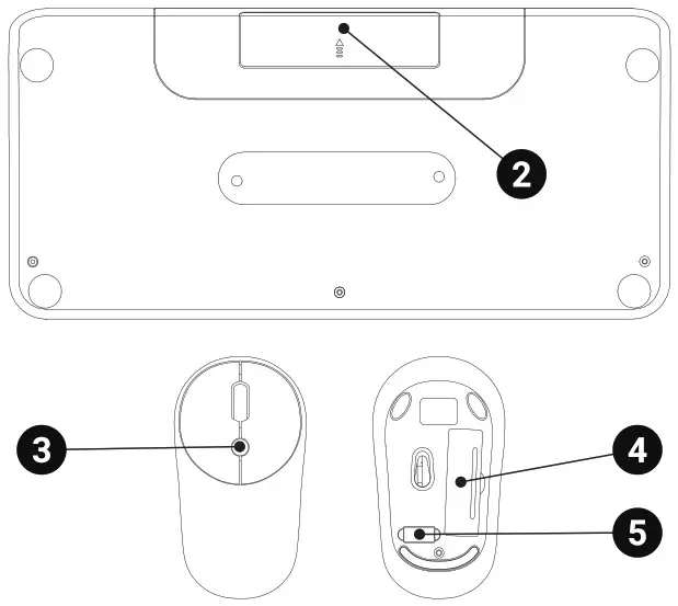 thecoopidea CP KB01 TAPPY Wireless Keyboard Set Hello Kitty - box 2