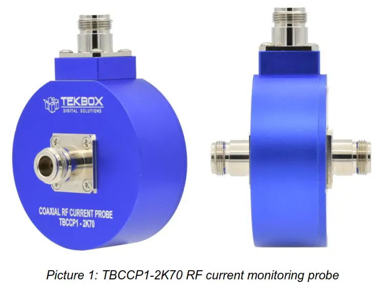 TEKBOX TBCCP1 2K70 Coaxial RF Current Monitoring Probe