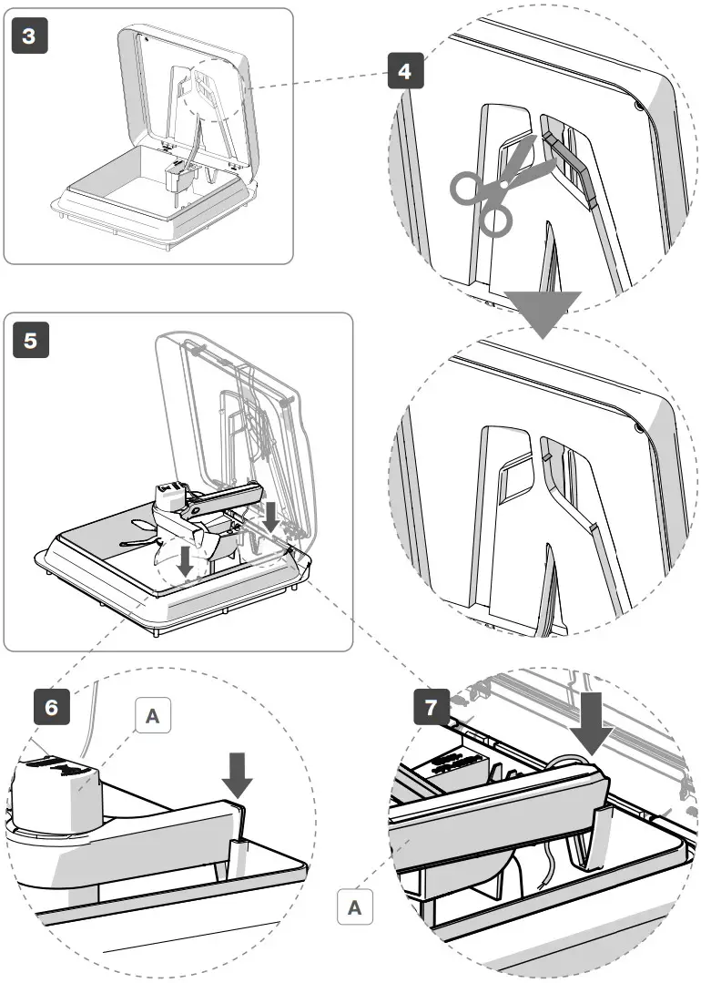 FIAMMA Turbo Vent 28 F Roof Light - Figure 4