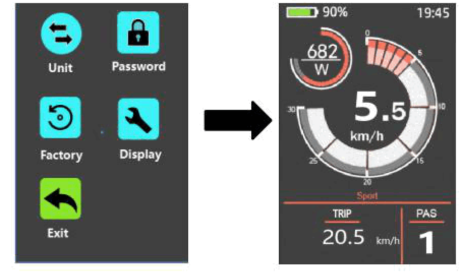 KeyDisp KD718 Intelligent Colored LCD for Ebike - Fig32