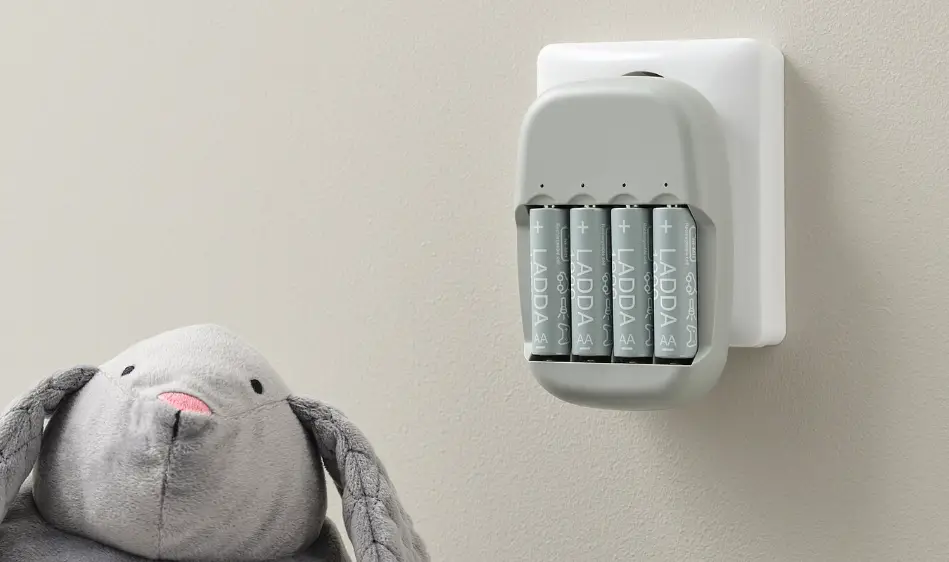 Ikea 905.064.44 Stenkol Battery Charger Instruction Manual