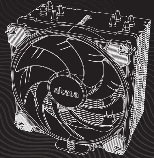 akasa ALUCIA H4 Premium CPU Cooler