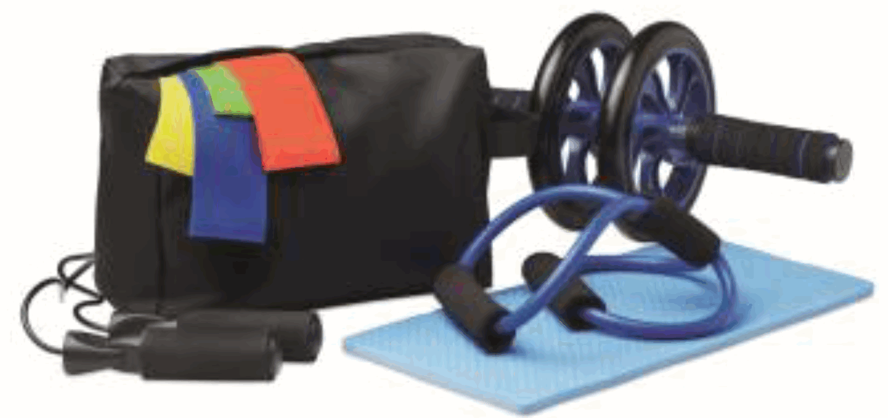 MOB MO6434 8 Piece Fitness Gym Set
