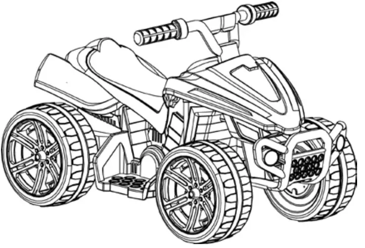 HUFFY H-ERO-Quad Battery Ride On -